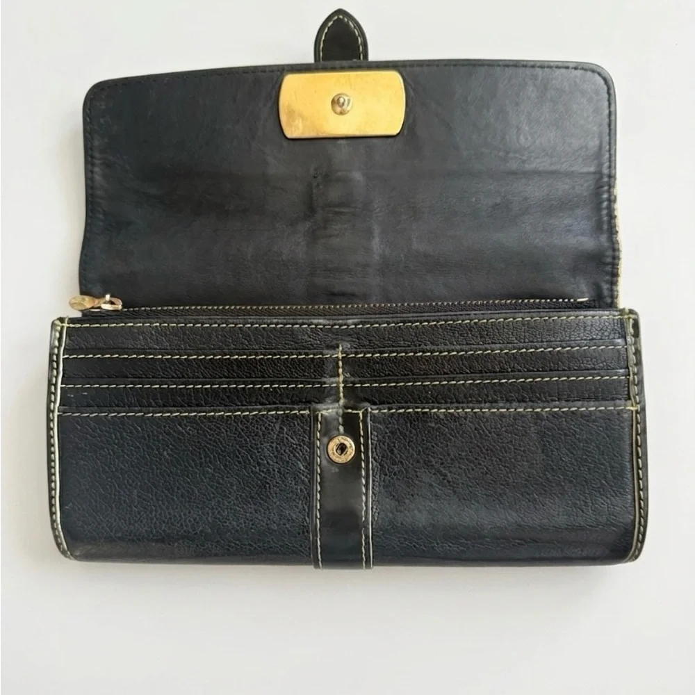 Louis Vuitton Favoli Suhari Leather Black Wallet